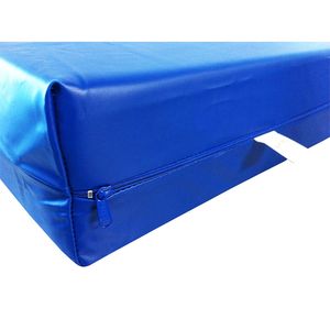 Capa Protetora para Colchão Casal em Courvin Azul Natural Home Care